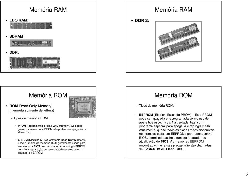 Esse é um tipo de memória ROM geralmente usado para armazenar a BIOS do computador.