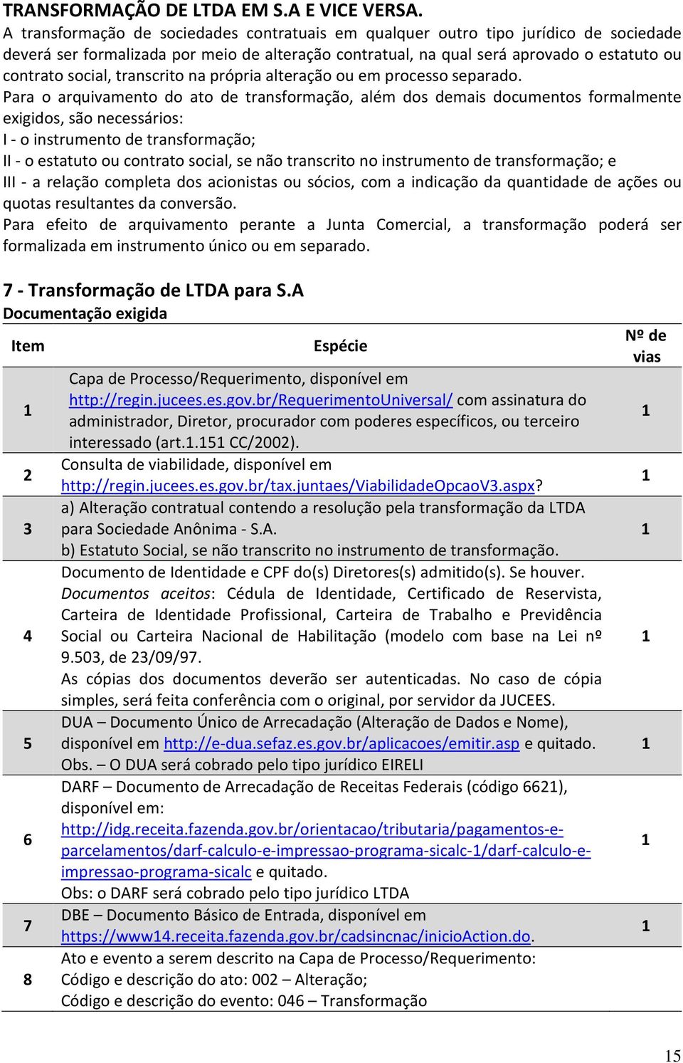 transcrito na própria alteração ou em processo separado.