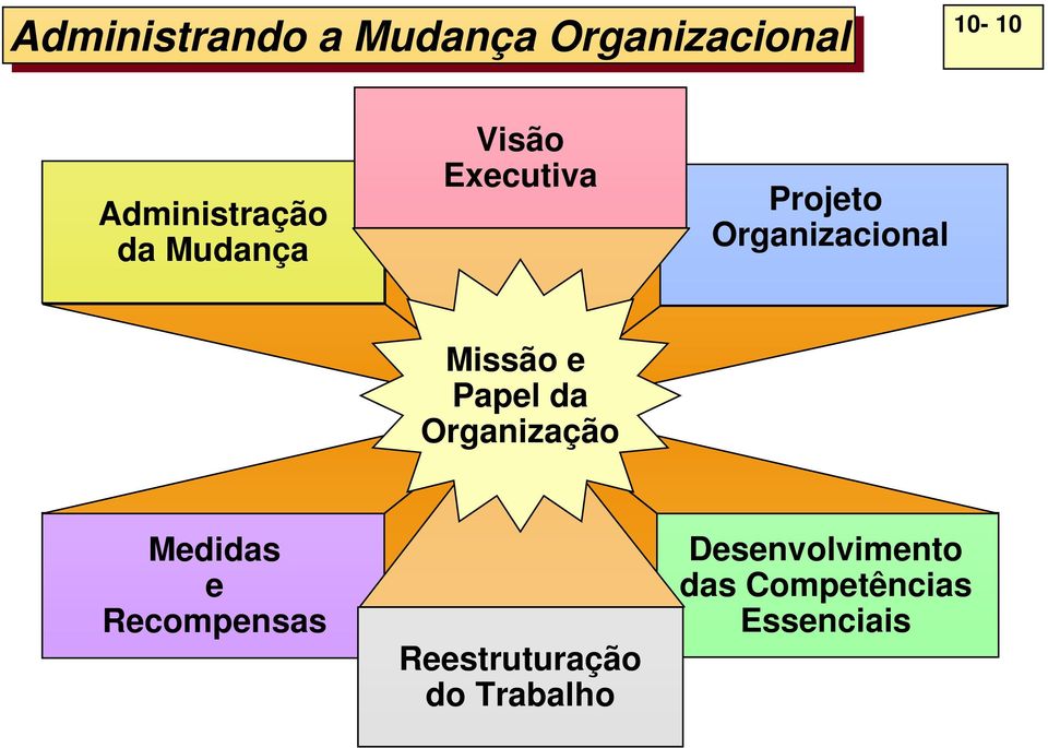 Organizacional Missão e Papel da Organização Medidas e