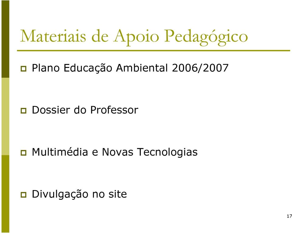 Dossier do Professor Multimédia e