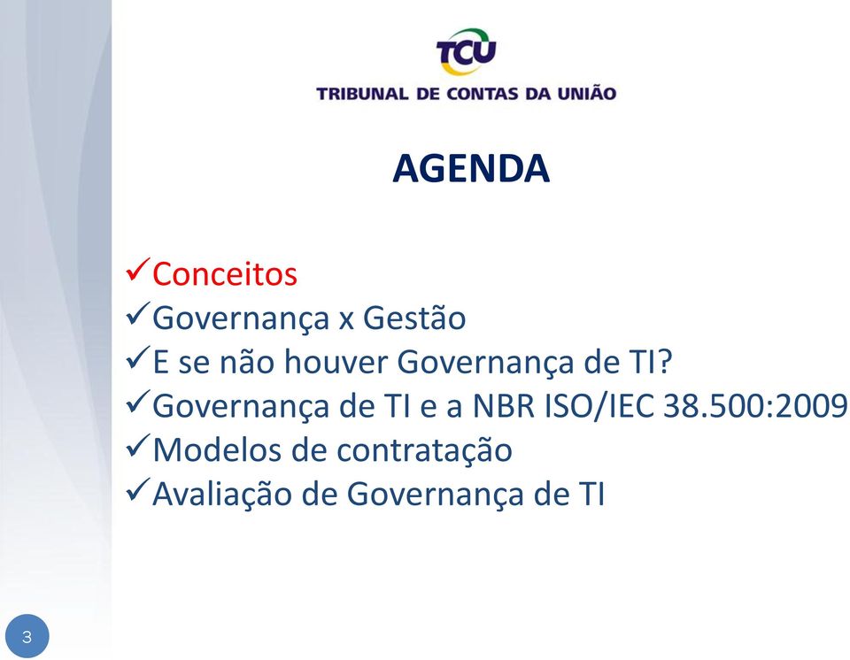 Governança de TI e a NBR ISO/IEC 38.