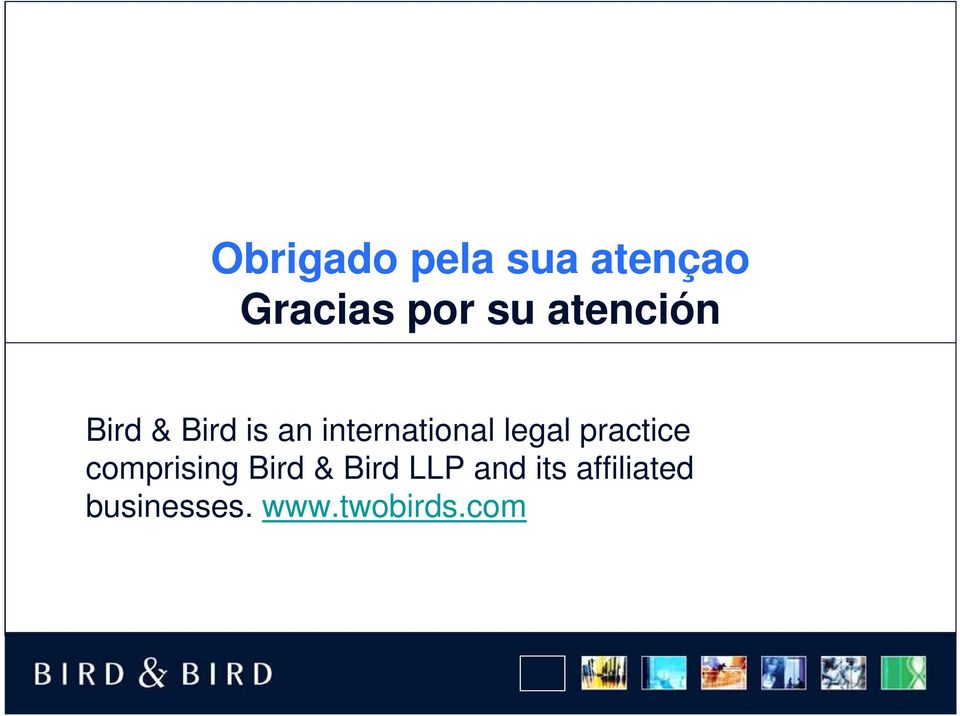 legal practice comprising Bird & Bird LLP