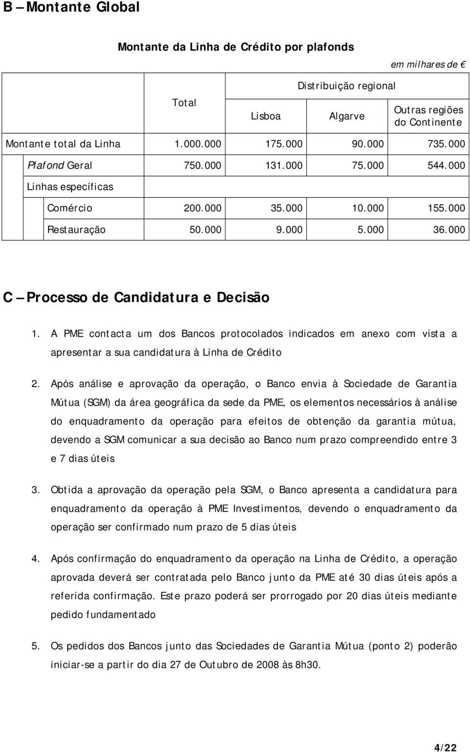 A PME contacta um dos Bancos protocolados indicados em anexo com vista a apresentar a sua candidatura à Linha de Crédito 2.