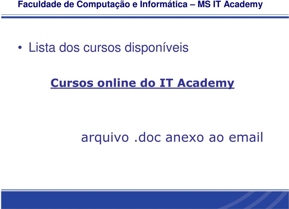 online do IT Academy