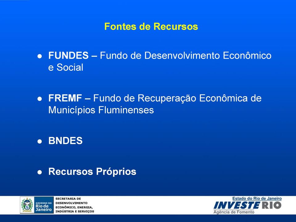 FREMF Fundo de Recuperação Econômica