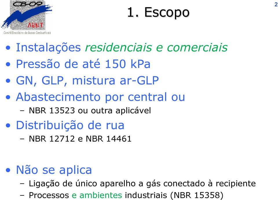 Distribuição de rua NBR 12712 e NBR 14461 Não se aplica Ligação de único