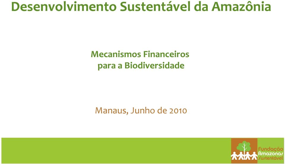 Mecanismos Financeiros