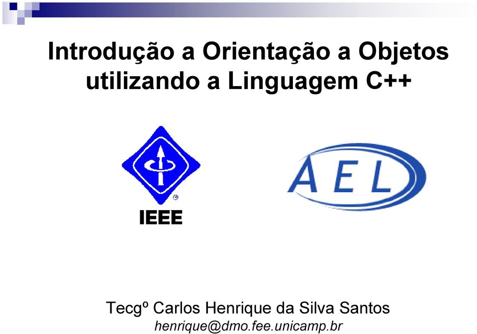 C++ Tecgº Carlos Henrique da