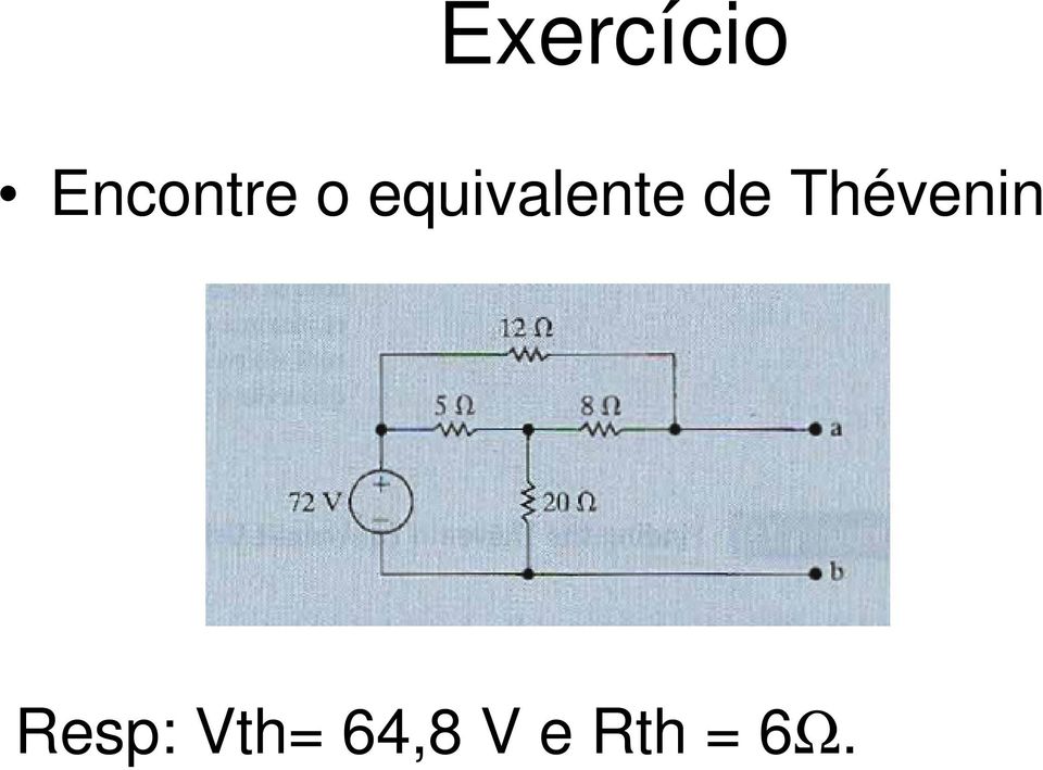 Thévenin Resp: