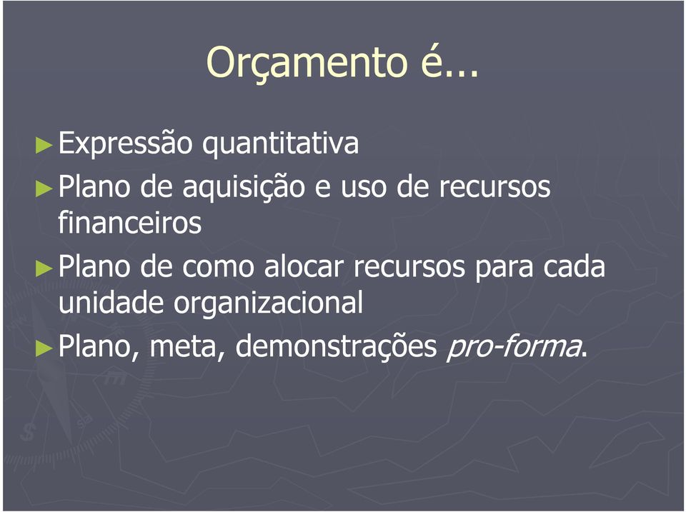 uso de recursos financeiros Plano de como