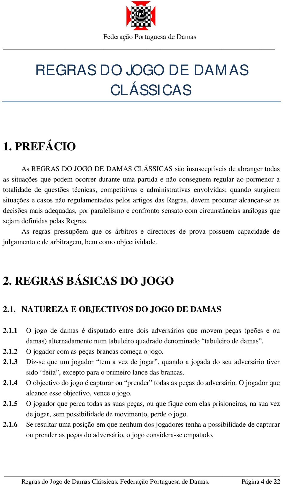 Regras do Jogo de Dama.pdf - Webnode