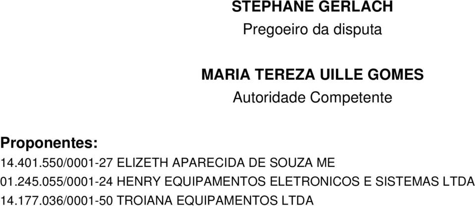 550/0001-27 ELIZETH APARECIDA DE SOUZA ME 01.245.