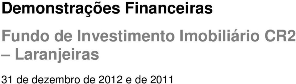 de Investimento