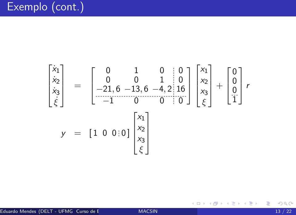 ξ 1 x 1 y [ 1 ] x 2 x 3 ξ Eduardo Mendes (DELT - UFMG