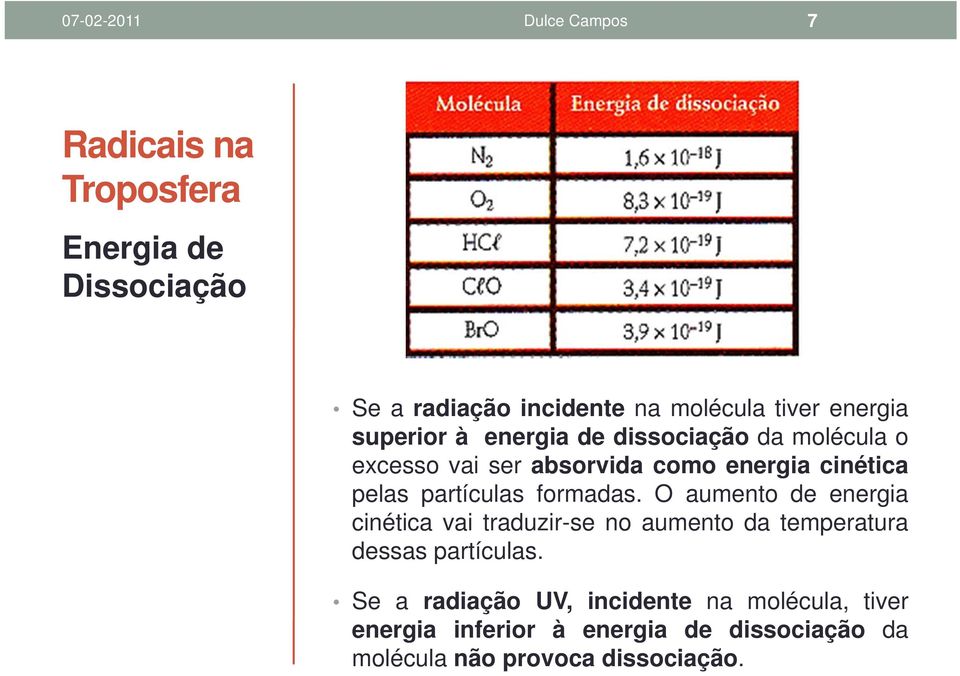 partículas formadas. O aumento de energia cinética vai traduzir-se no aumento da temperatura dessas partículas.