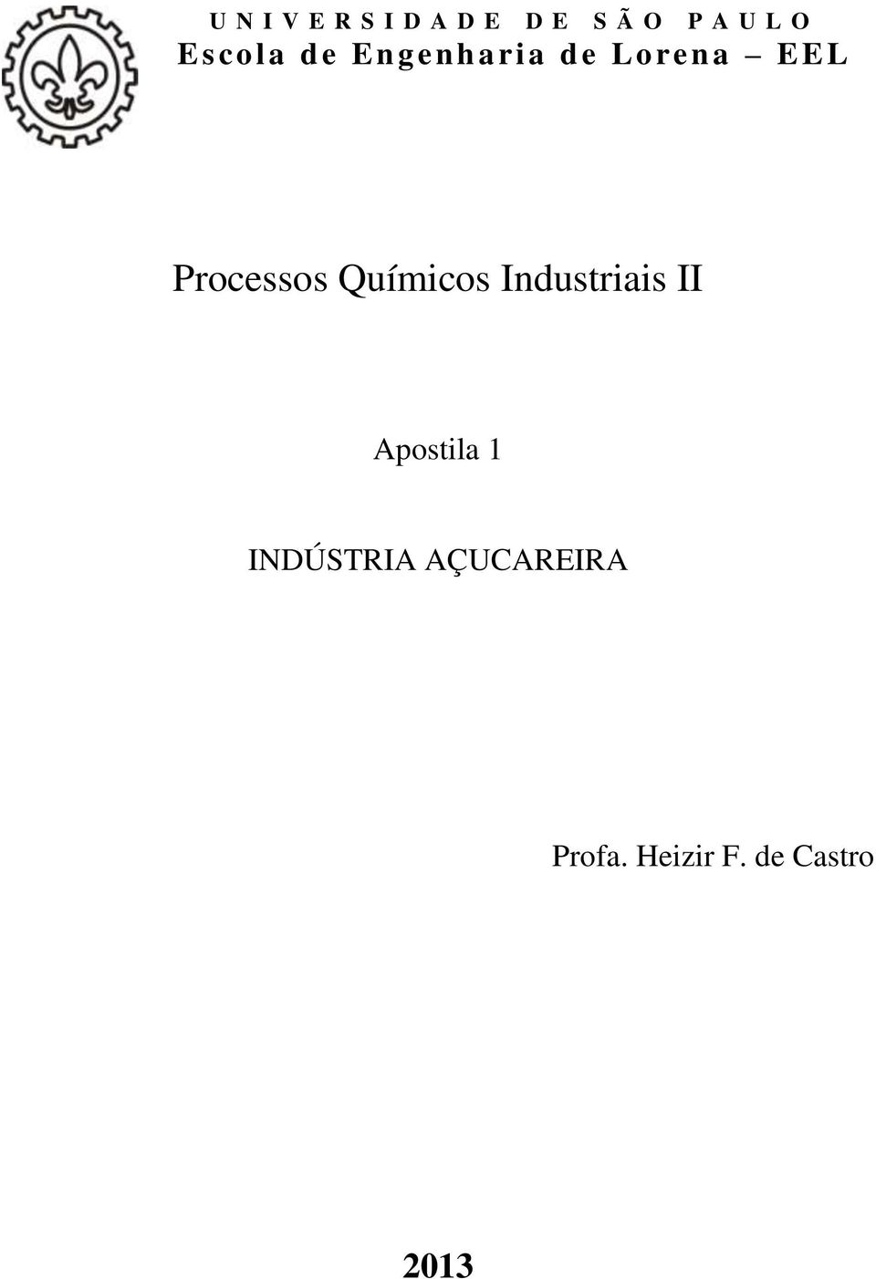 Processos Químicos Industriais II Apostila 1