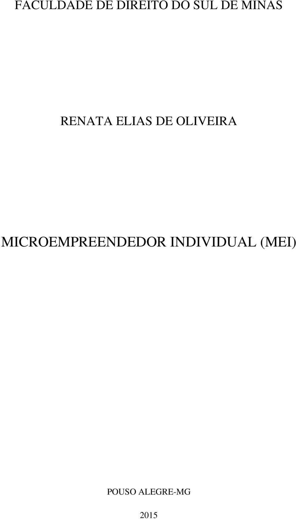 OLIVEIRA MICROEMPREENDEDOR