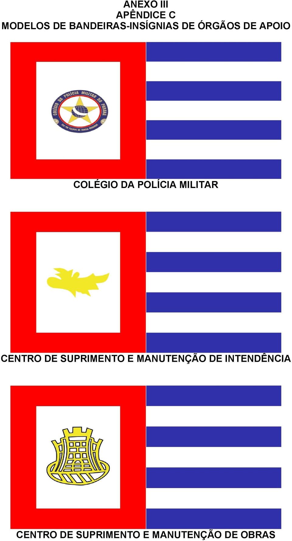 DA POLÍCIA MILITAR CENTRO DE SUPRIMENTO E