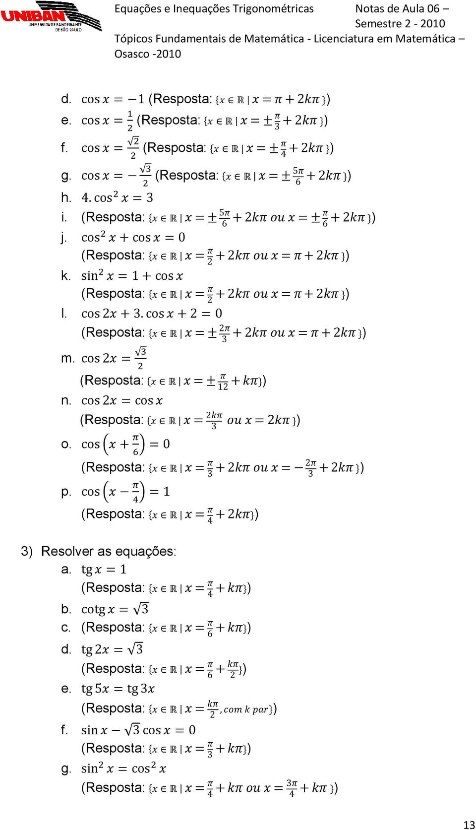 3) Resolver as