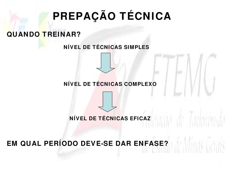 SIMPLES NÍVEL DE TÉCNICAS COMPLEXO