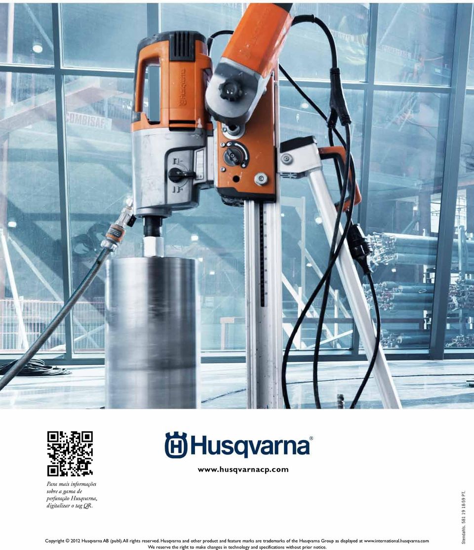 Husqvarna and other product and feature marks are trademarks of the Husqvarna Group as displayed at