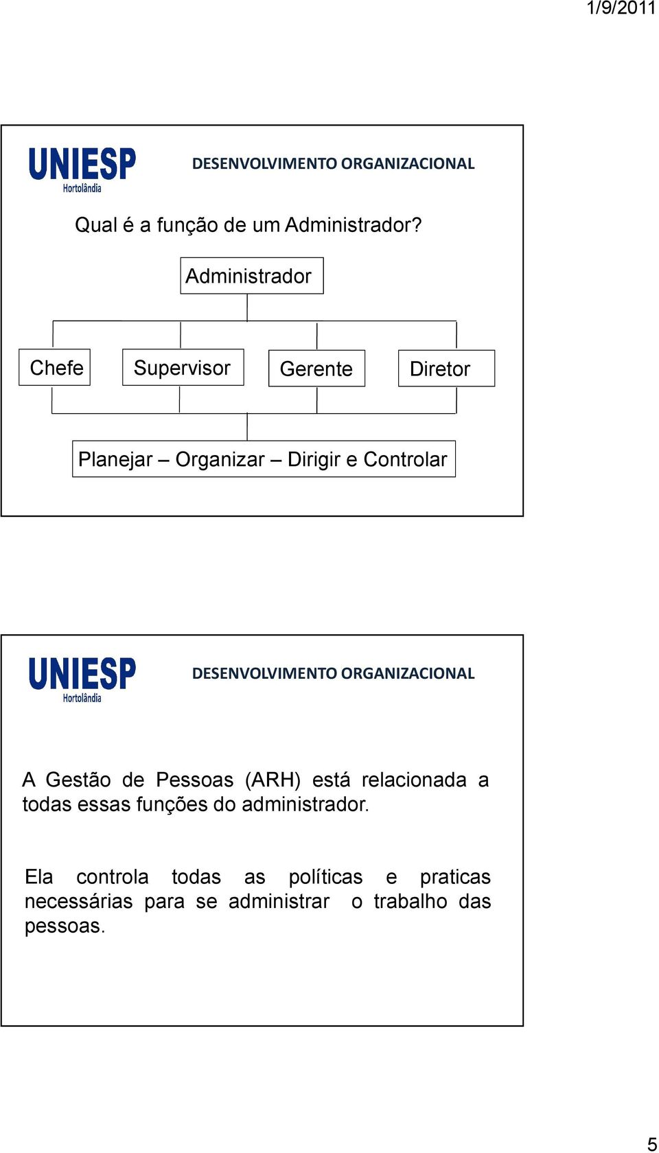 Controlar A Gestão de Pessoas (ARH) está relacionada a todas essas funções