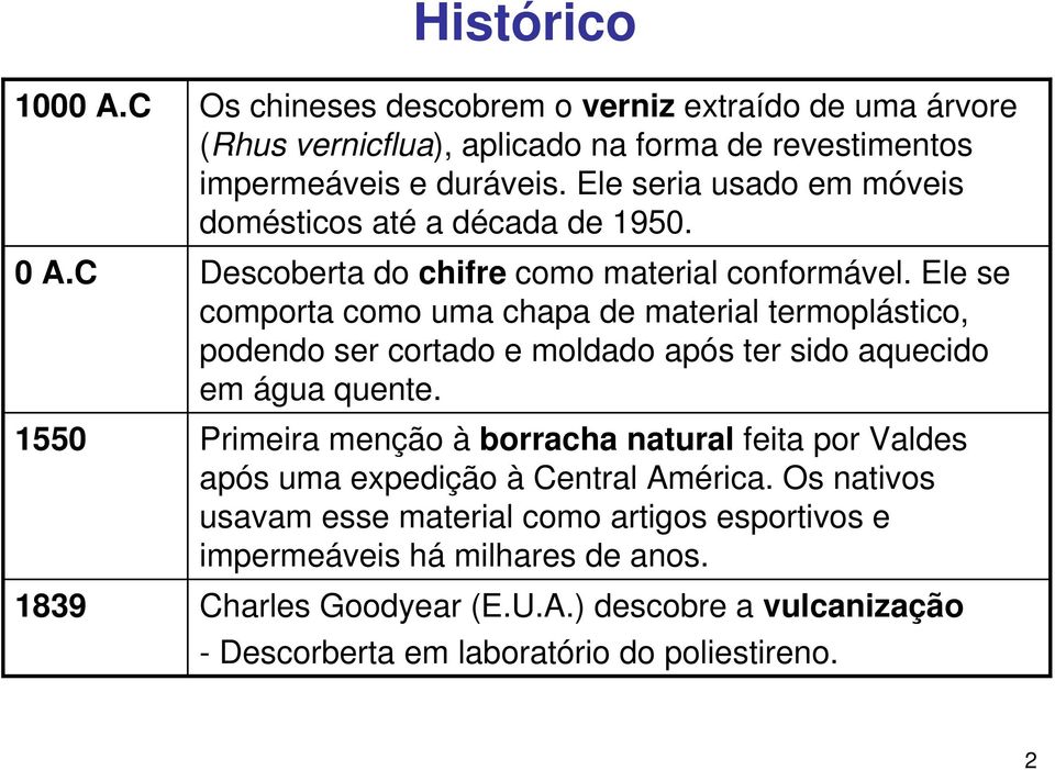 Ele se comporta como uma chapa de material termoplástico, podendo ser cortado e moldado após ter sido aquecido em água quente.