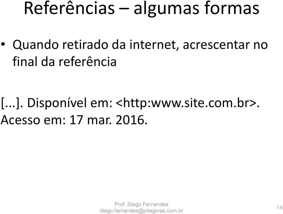 final da referência [...].