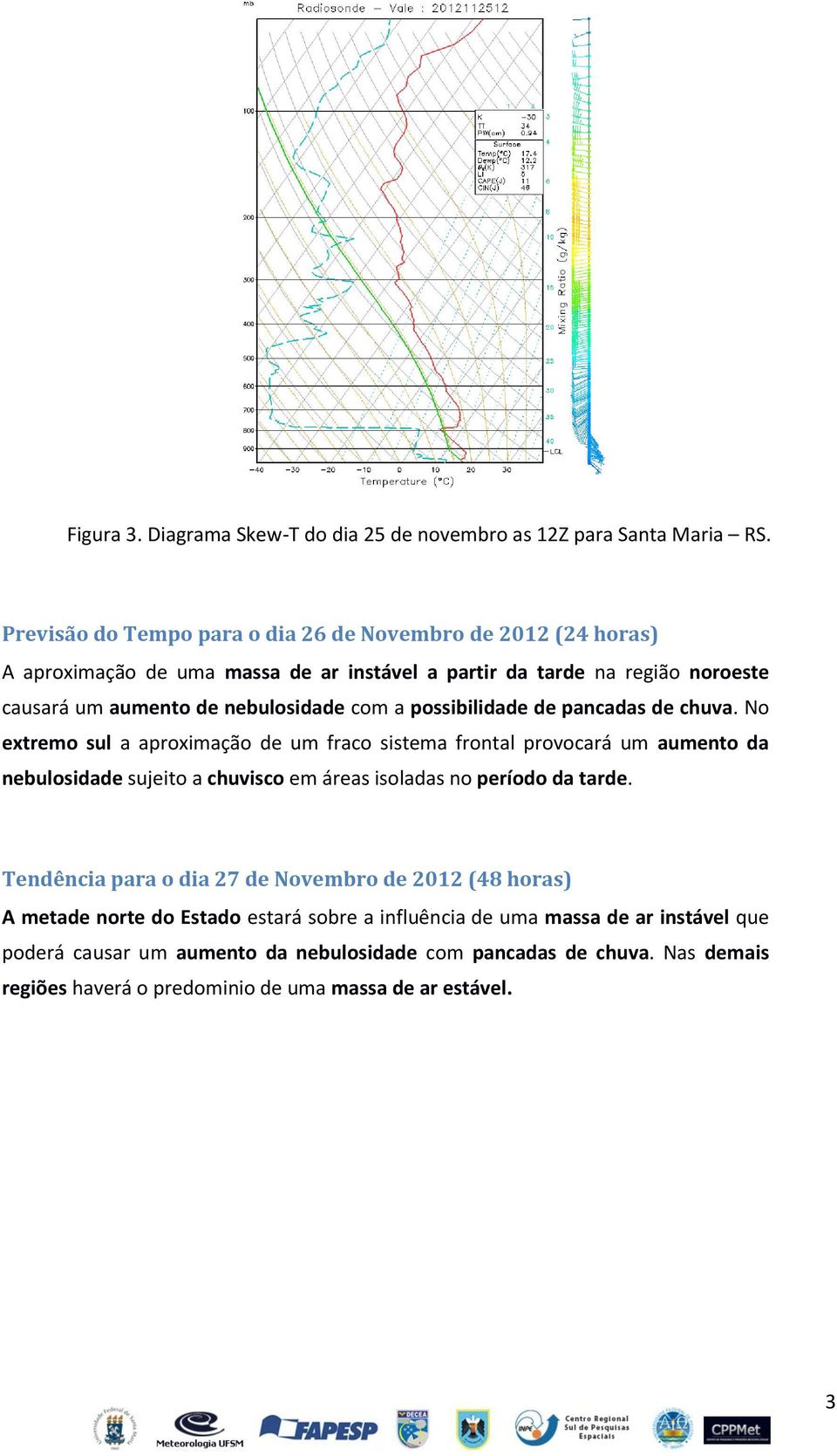 com a possibilidade de pancadas de chuva.