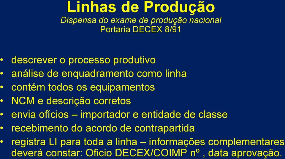 corretos envia ofícios importador e entidade de classe recebimento do acordo de contrapartida