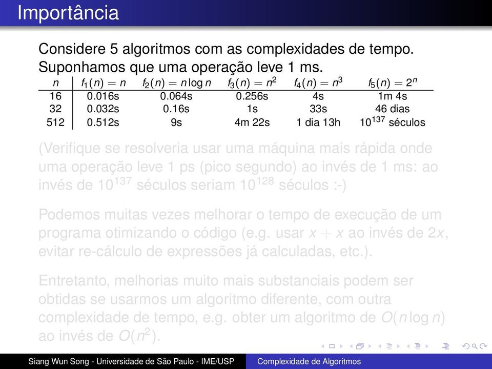 512s 9s 4m 22s 1 dia 13h 10 137 séculos (Verifique se resolveria usar uma máquina mais rápida onde uma operação leve 1 ps (pico segundo) ao invés de 1 ms: ao invés de 10 137 séculos seriam 10 128