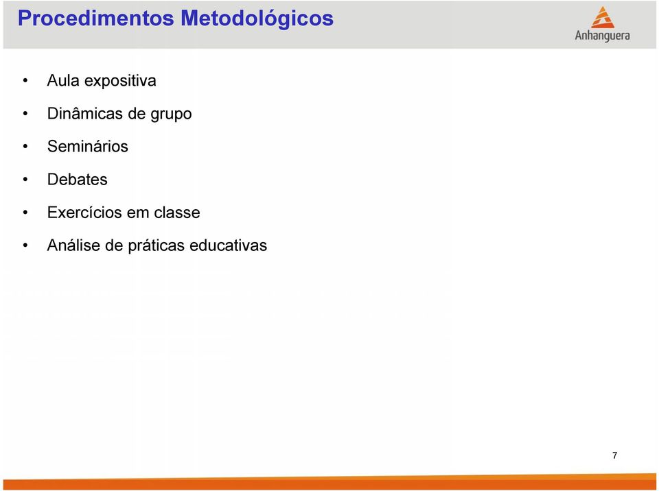 Seminários Debates Exercícios em