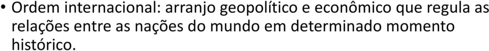 regula as relações entre as