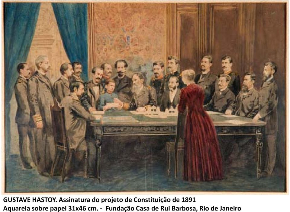 Constituição de 1891 Aquarela