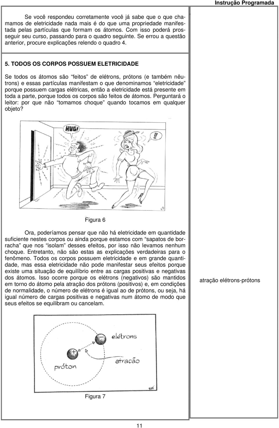 TODOS OS CORPOS POSSUEM ELETRICIDADE Se todos os átomos são feitos de elétrons, prótons (e também nêutrons) e essas partículas manifestam o que denominamos eletricidade porque possuem cargas