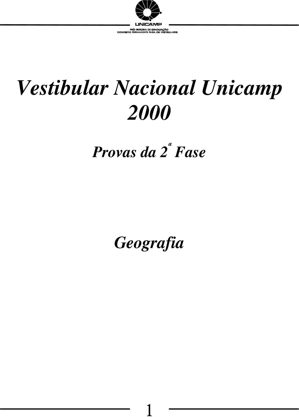 Unicamp 2000