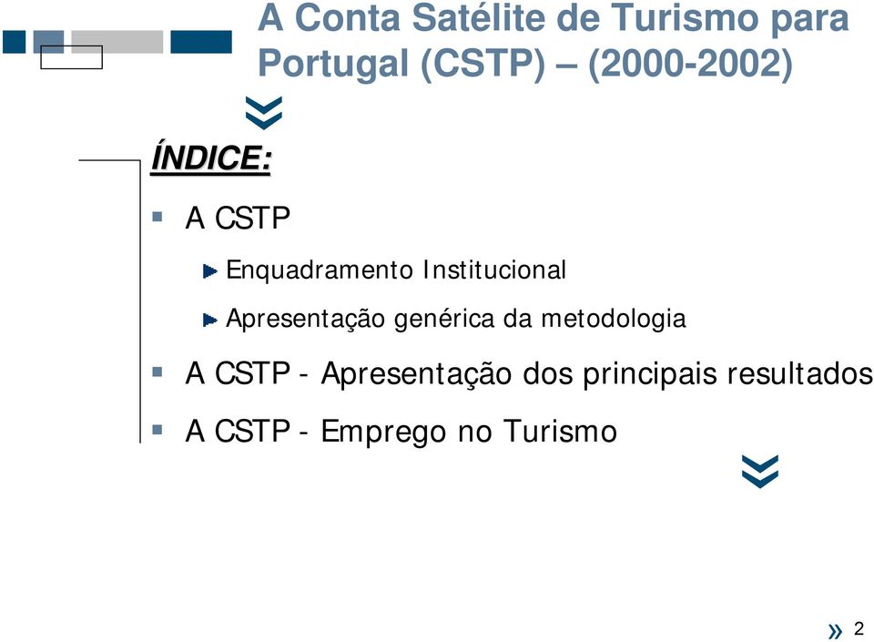 Apresentação genérica da metodologia A CSTP -