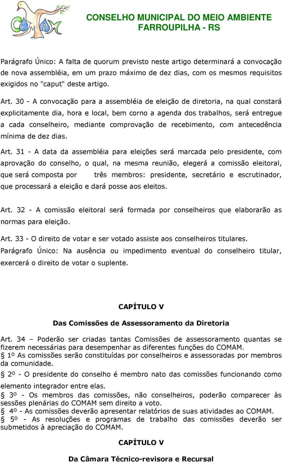 comprovação de recebimento, com antecedência mínima de dez dias. Art.