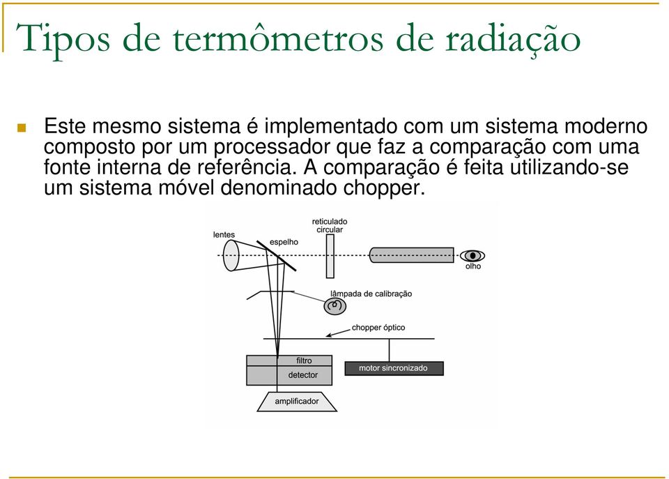 processador que faz a comparação com uma fonte interna de