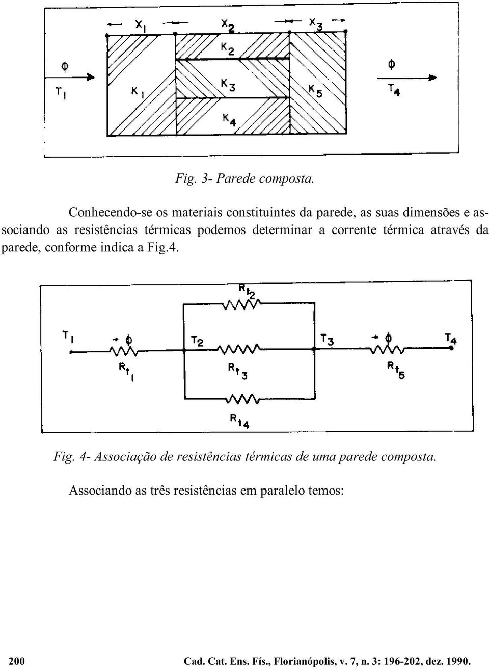 as resistências térmicas podemos determinar a corrente térmica através da parede,