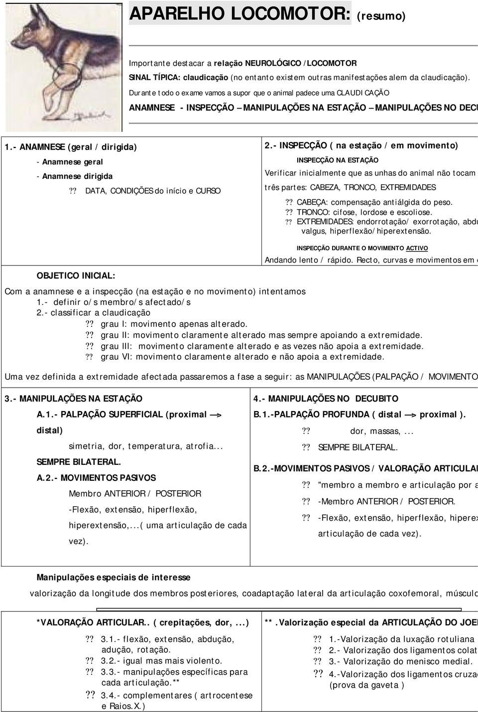 - ANAMNESE (geral / dirigida) - Anamnese geral - Anamnese dirigida?? DATA, CONDIÇÕES do início e CURSO 2.