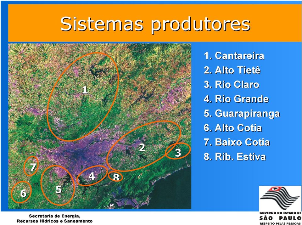 Rio Claro 4. Rio Grande 5.