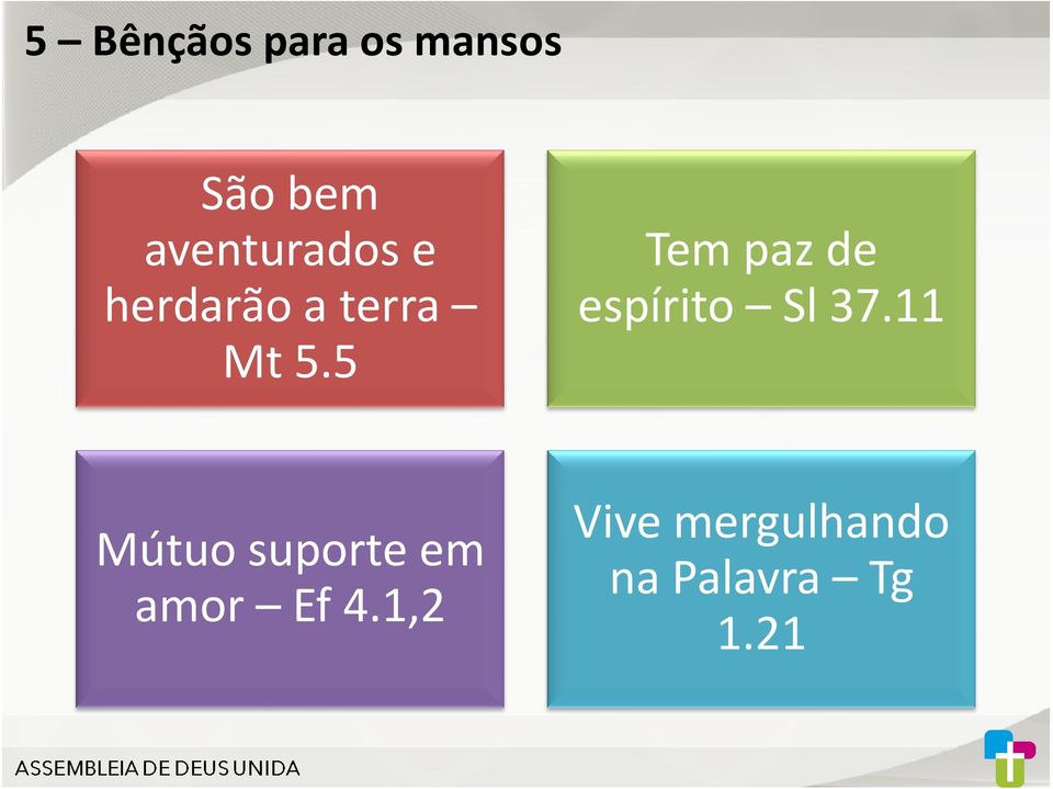 5 Tem paz de espírito Sl37.