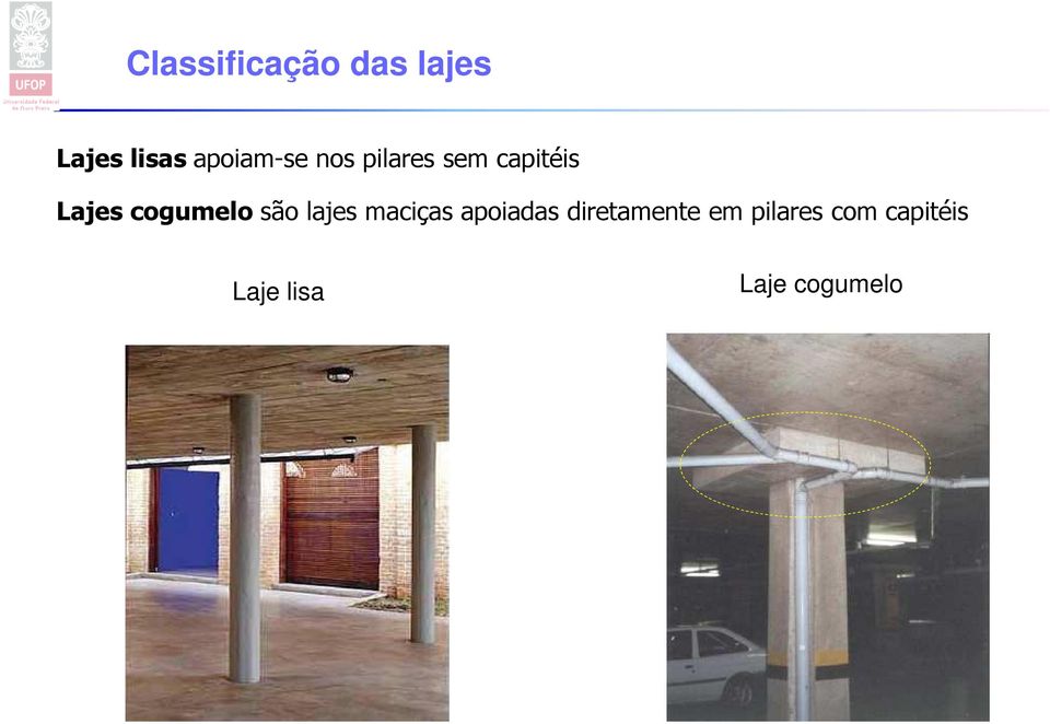 cogumelo são lajes maciças apoiadas