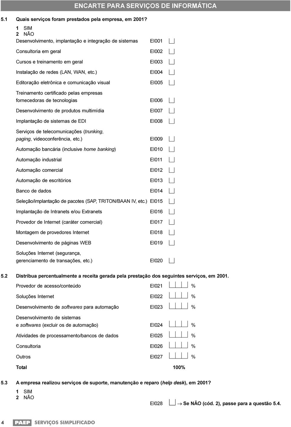 ) Editoração eletrônica e comunicação visual Treinamento certificado pelas empresas fornecedoras de tecnologias Desenvolvimento de produtos multimídia Implantação de sistemas de EDI Serviços de