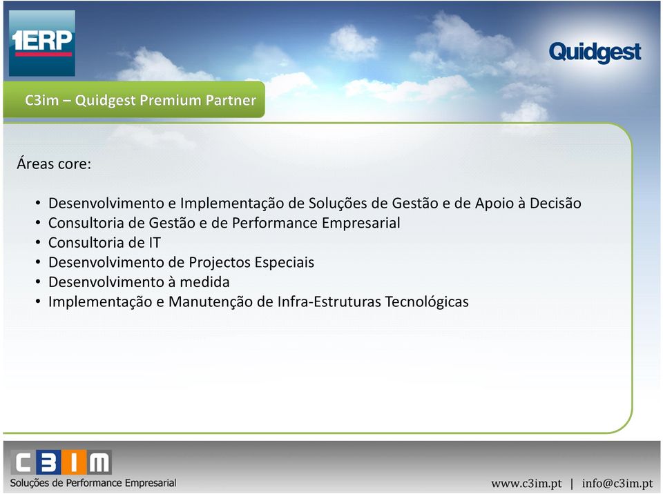 Consultoria de IT Desenvolvimento de Projectos Especiais