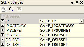 Figura 23 Endereços <Communication> <SubNetwork name="s1"> <ConnectedAP iedname="d2q1cb2" apname="ap1"> <Address> <P xsi:type="tp_ip" type="ip">192.1.2.1</p> <P xsi:type="tp_ip-subnet" type="ip-subnet">255.