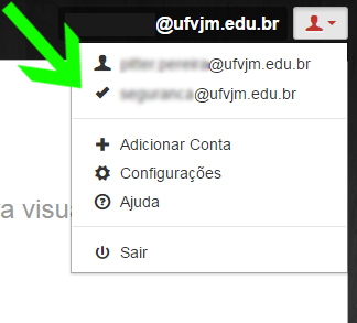 Sua nova conta de e-mail institucional poderá ser acessada automaticamente a partir de agora clicando no ícone