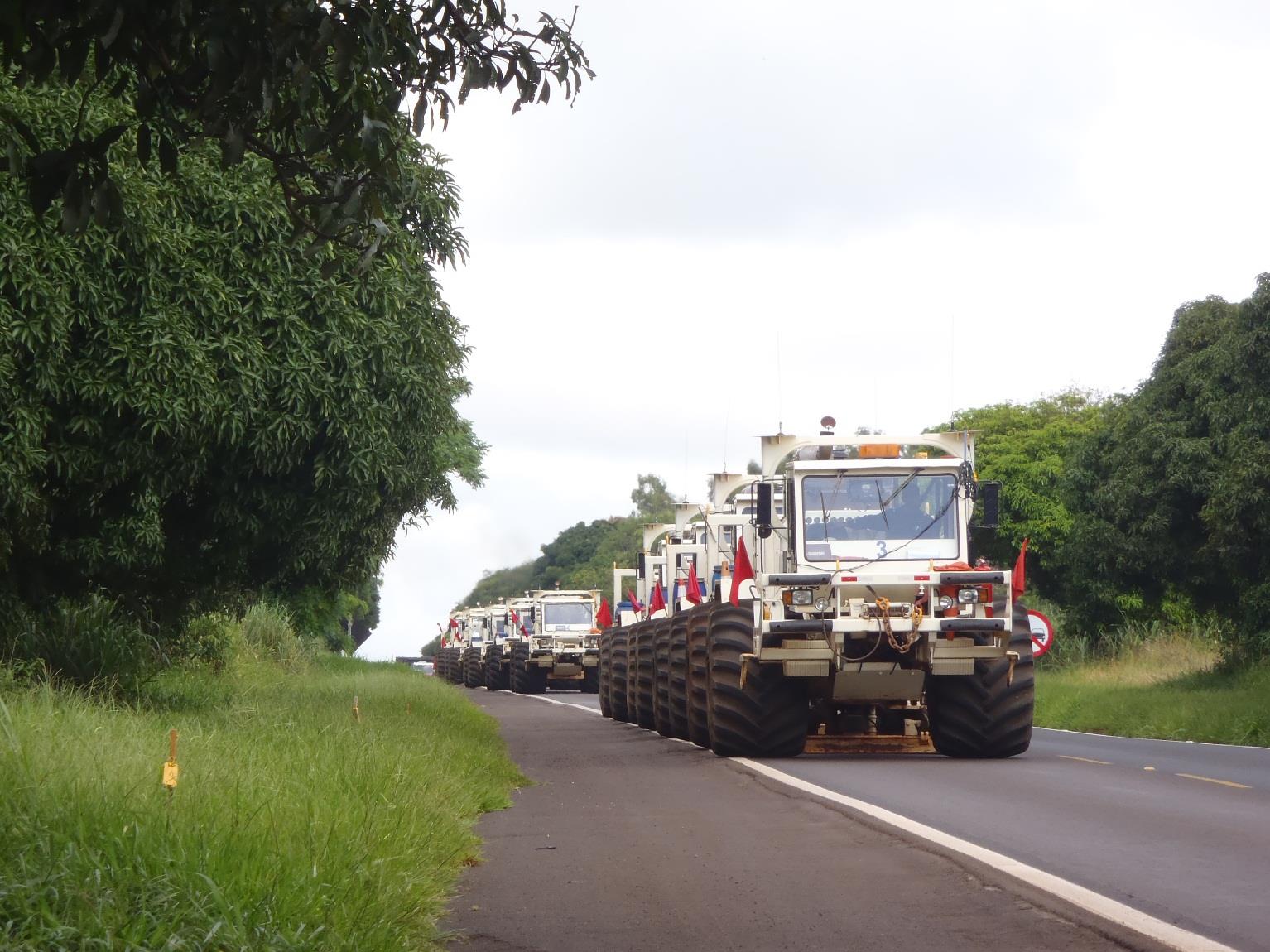 Informações Sísmica PR Caminhões de aquisição