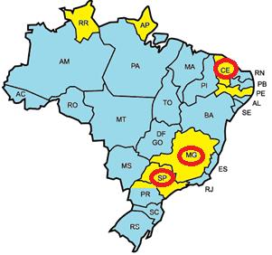 Municipalities in the range Pesquisa de âmbito nacional Entender a diversidade das cidades: Aprofundar no conhecimento sobre o estado atual do setor de IP no Brasil; Visitas e estudos de caso : - 7